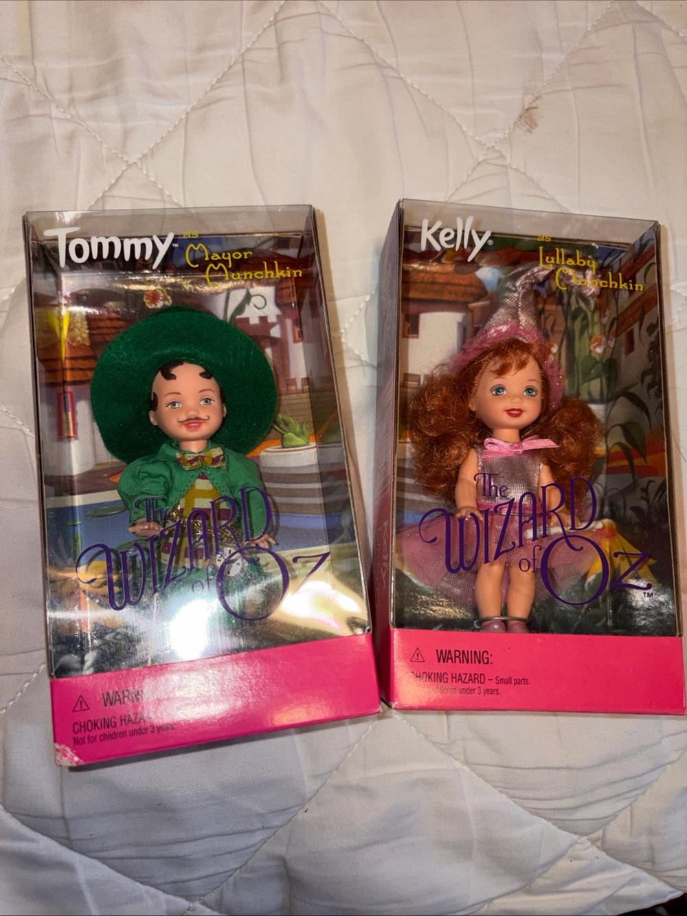 Mattel Kelly as Lullaby Munchkin and Tommy as Mayor Munchkin - Wizard of Oz Set - Picture 2 of 8